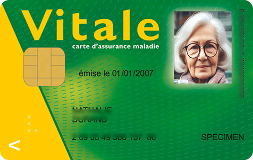 carte vitale mise à jour par la pharmacie du Martroi